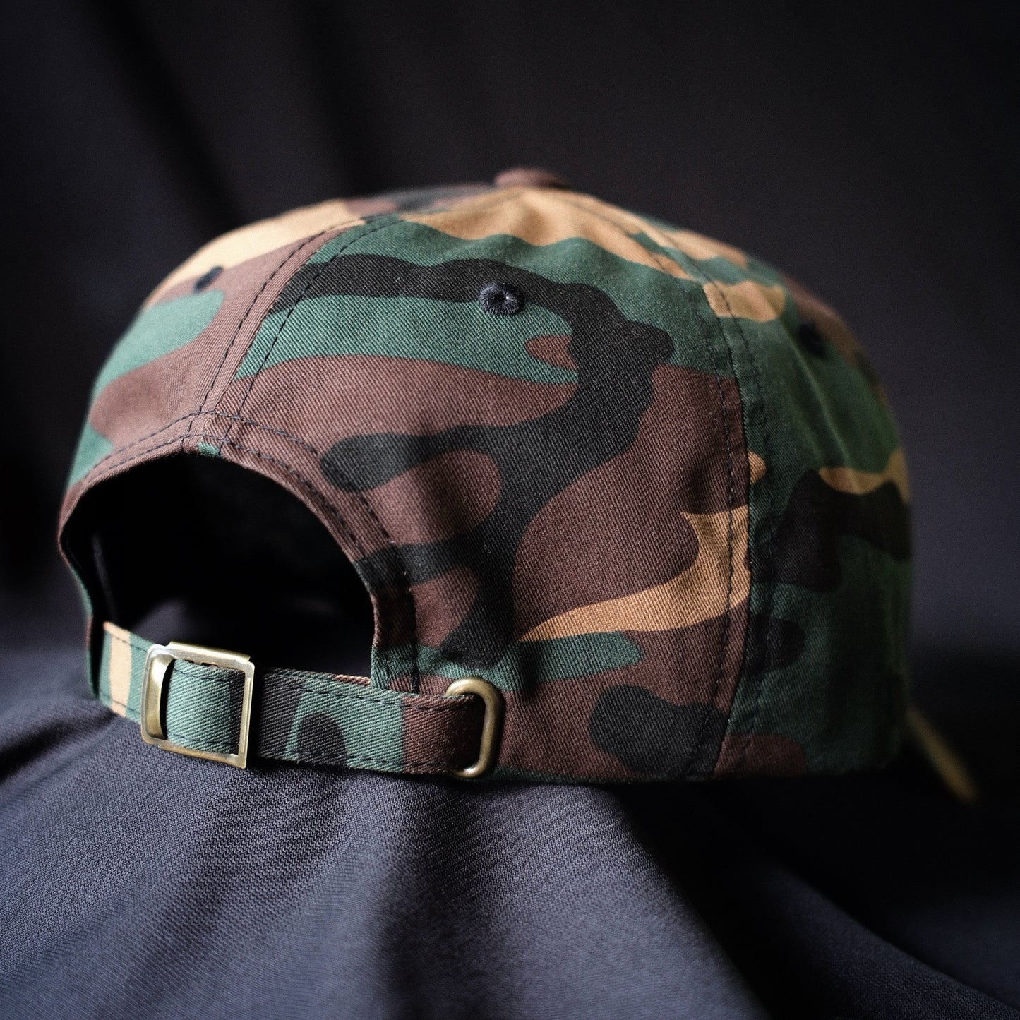 CAMO / RED IJ LOGO DAD HAT