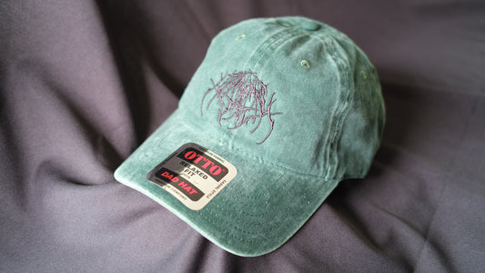 DARK GREEN / BLACK IJ LOGO DAD HAT